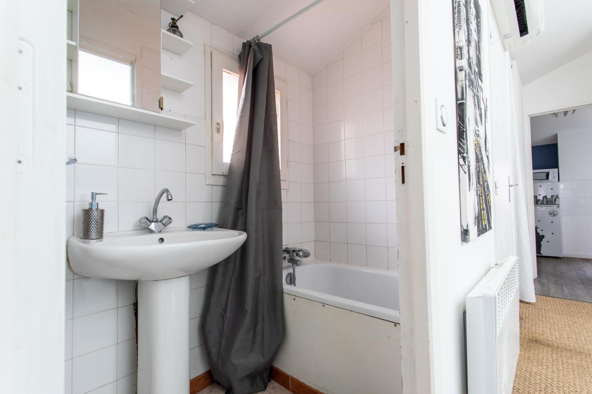 T2 Toulouse 40M2, Lit Queen Size, Climatisation, Quartier Sympa, Terrasse Exterior foto